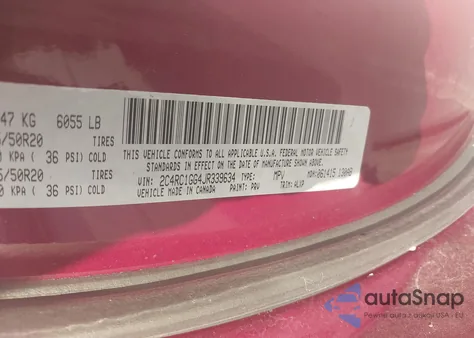 2018 Chrysler Pacifica Limited from USA, damaged, VIN 2C4RC1GG4JR339634